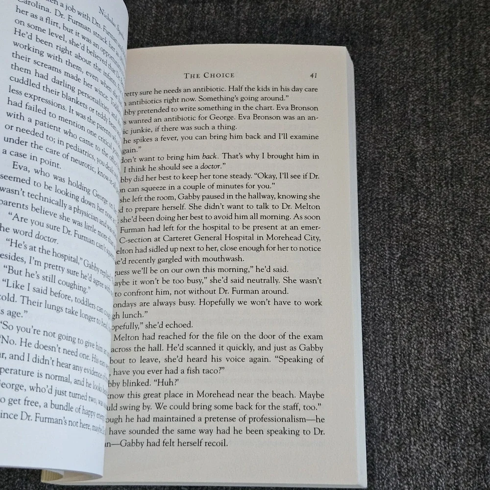 The Choice - Paperback By Sparks,‎ Nicholas - GOOD